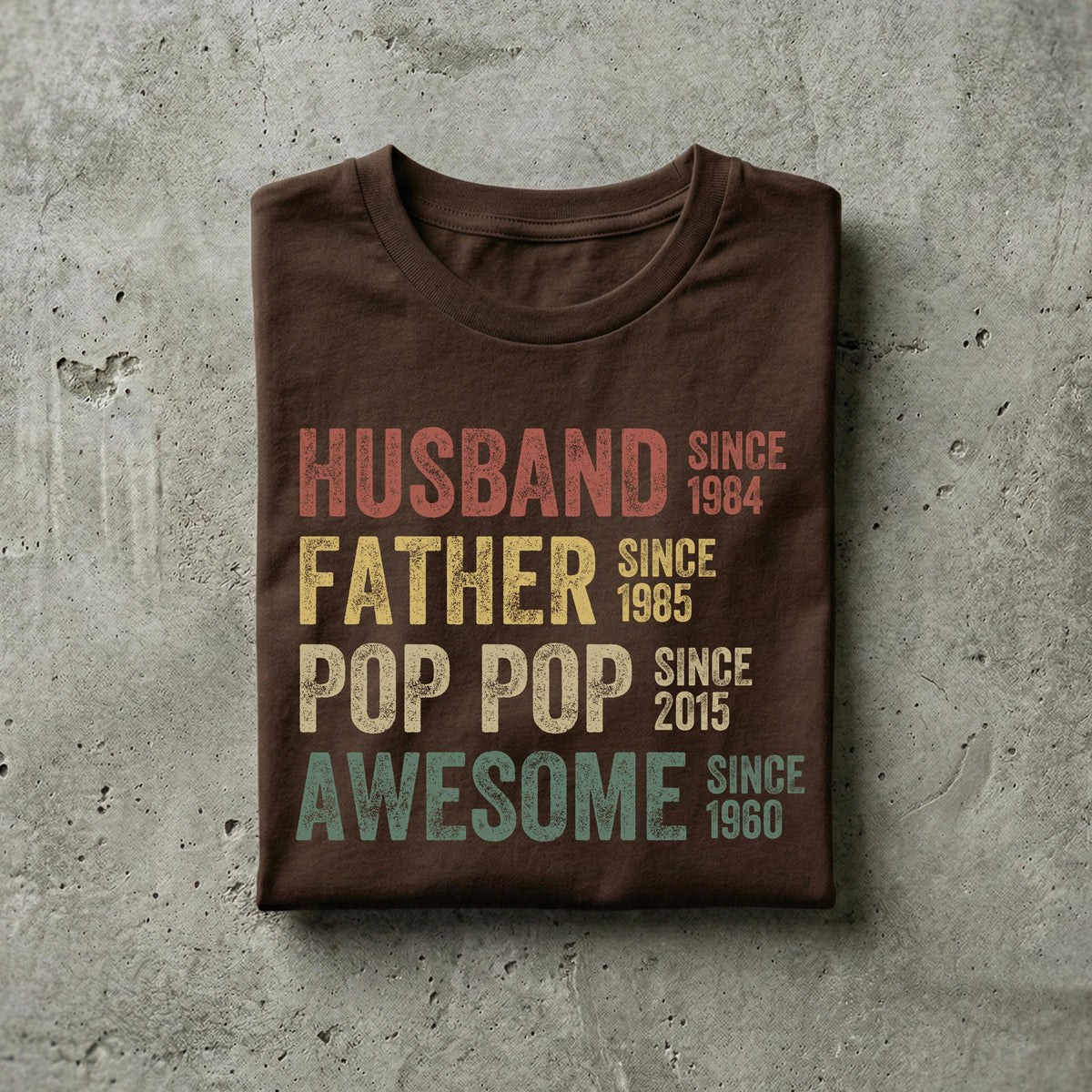 Personalized Dad Grandpa Father'S Day Husband Father Grandpa Legend Grandfather Custom Dates Dad Birthday