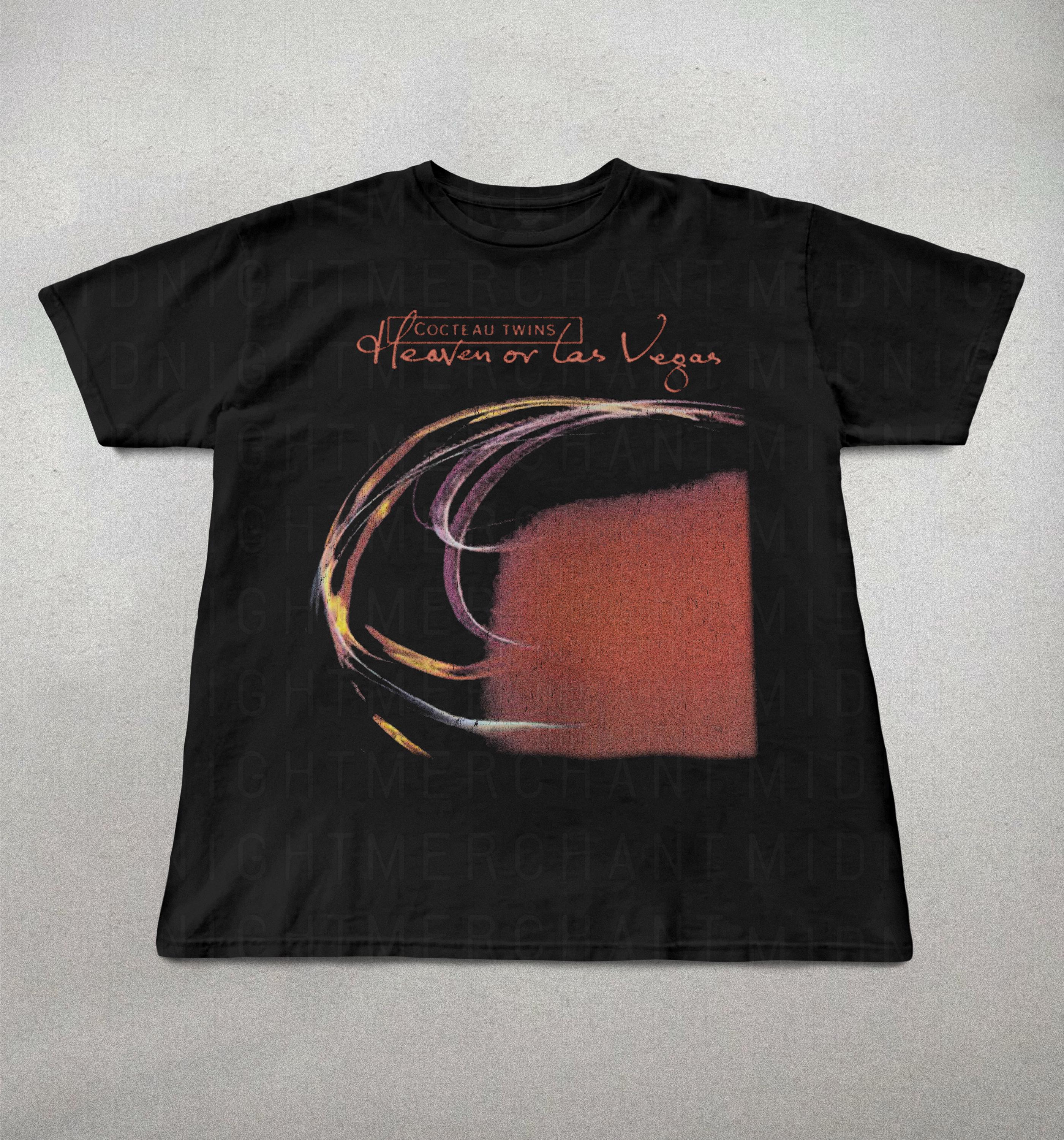 Cocteau Twins 90s Band Band Tees Heaven Las Vegas Album Tee Shoegaze