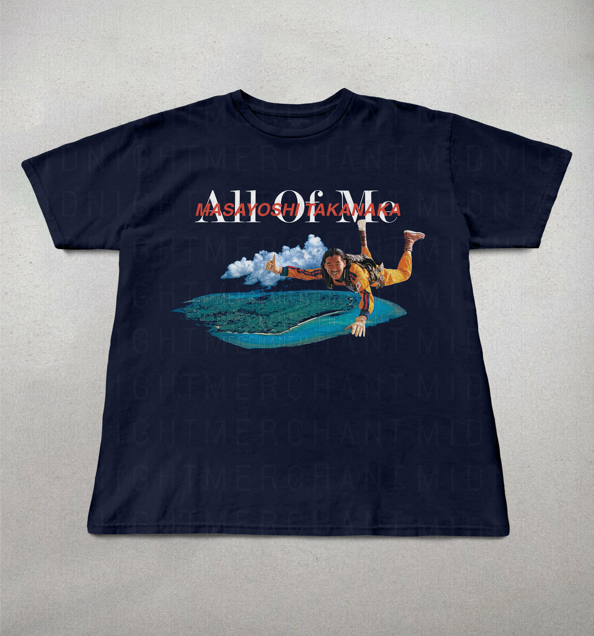 Masayoshi Takanaka Album Tee Japanese Jazz Fusion Rock Japanese Summer Takanaka Tee