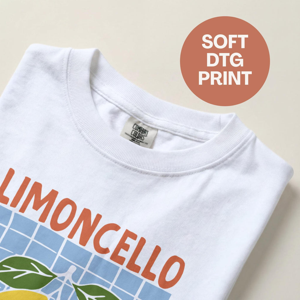 Limoncello Social Club Amalfi Lemon Comfort Colors Italian Summer