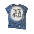 I'm Fine Retro Chaos Kitchen Graphic Tee, Hand Bleached Unisex , , , Long Sleeve Tee