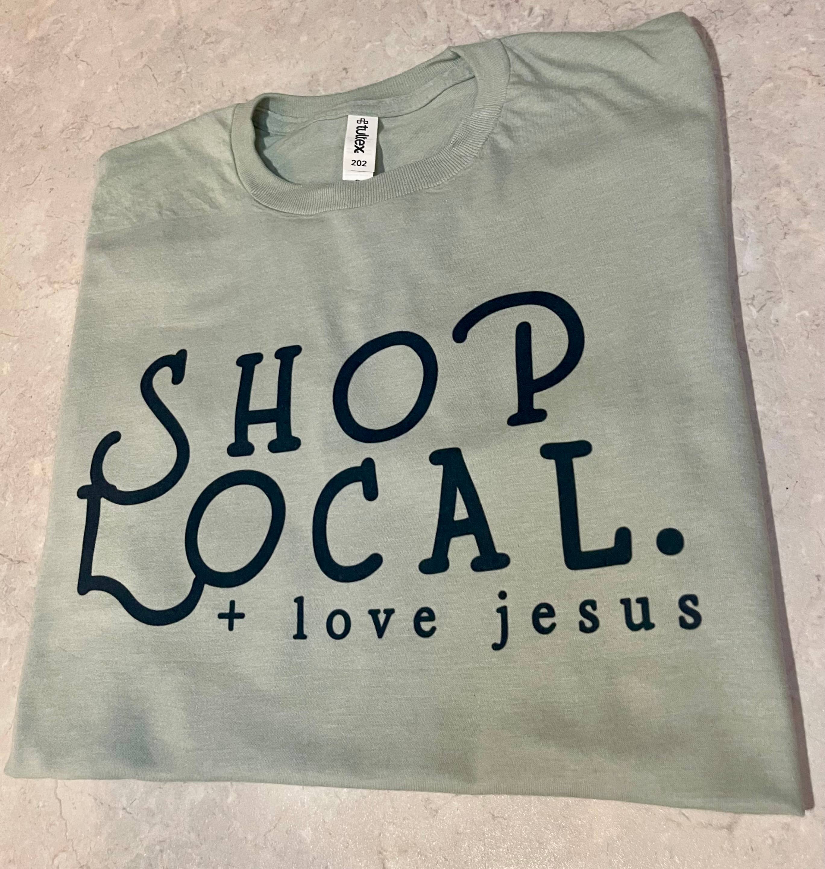 Shop Local + Love Jesus Unisex , , , Long Sleeve Tee