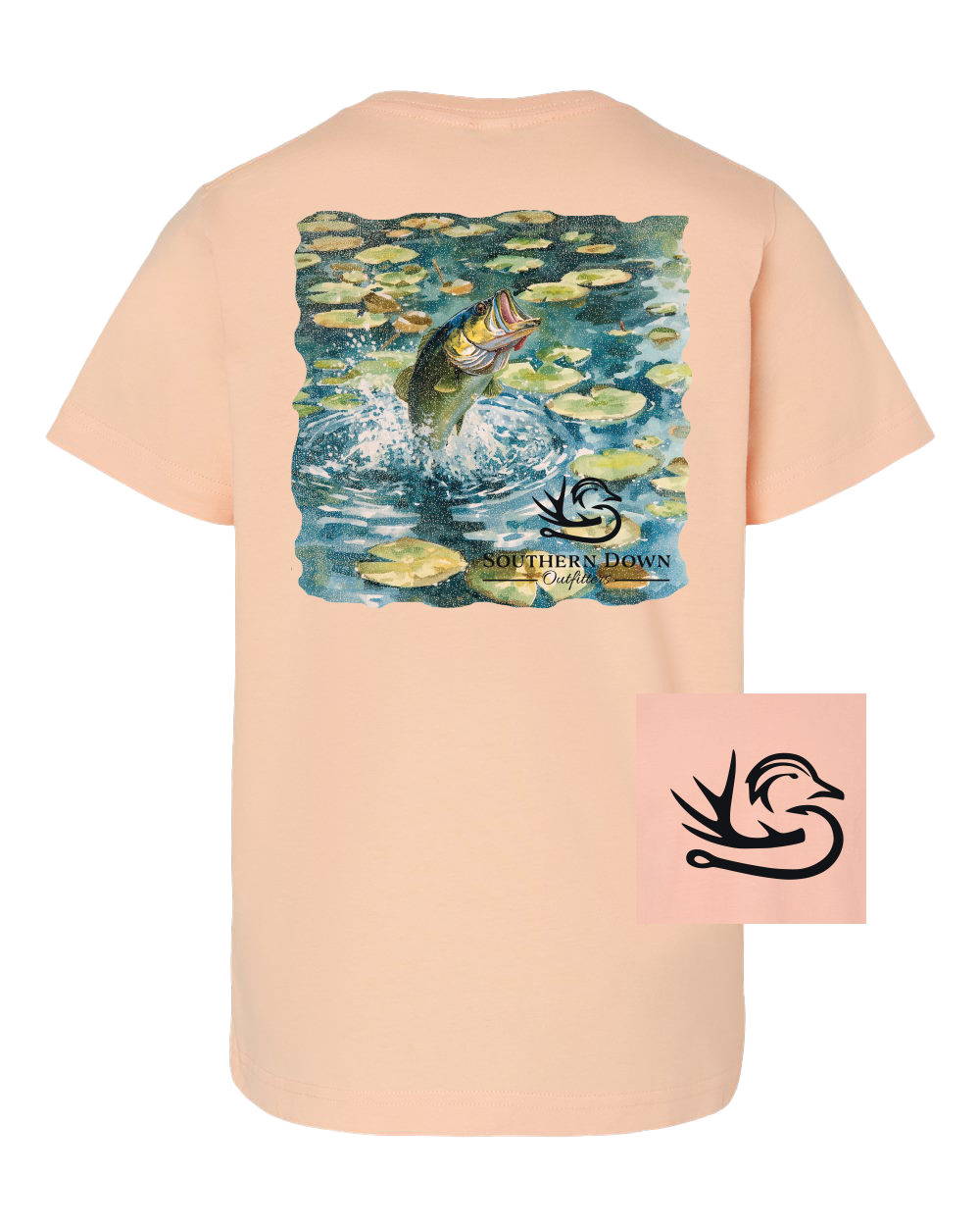 Backwater Bass Toddler Tee Unisex , , , Long Sleeve Tee