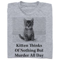 The Onion: Kitten Thinks of Murder Unisex , , , Long Sleeve Tee