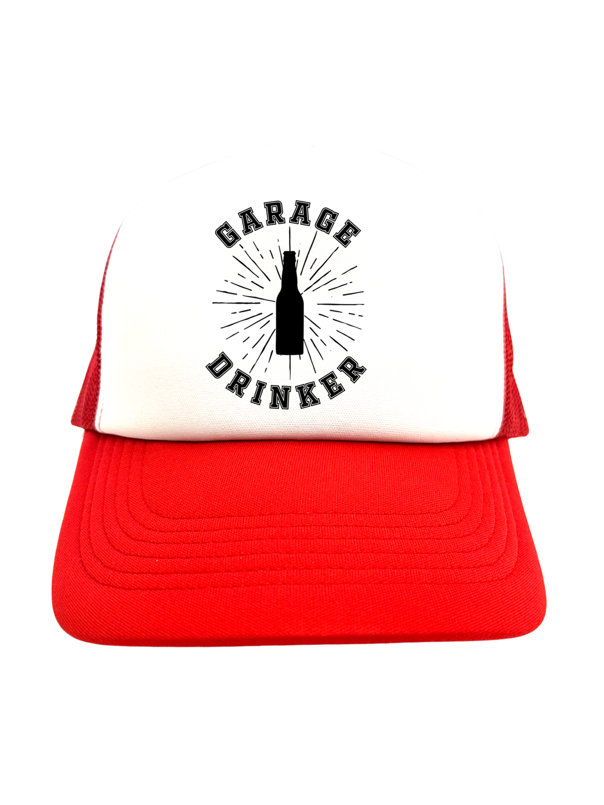 Garage Drinker | Vintage Style Trucker Hat Unisex , , , Long Sleeve Tee