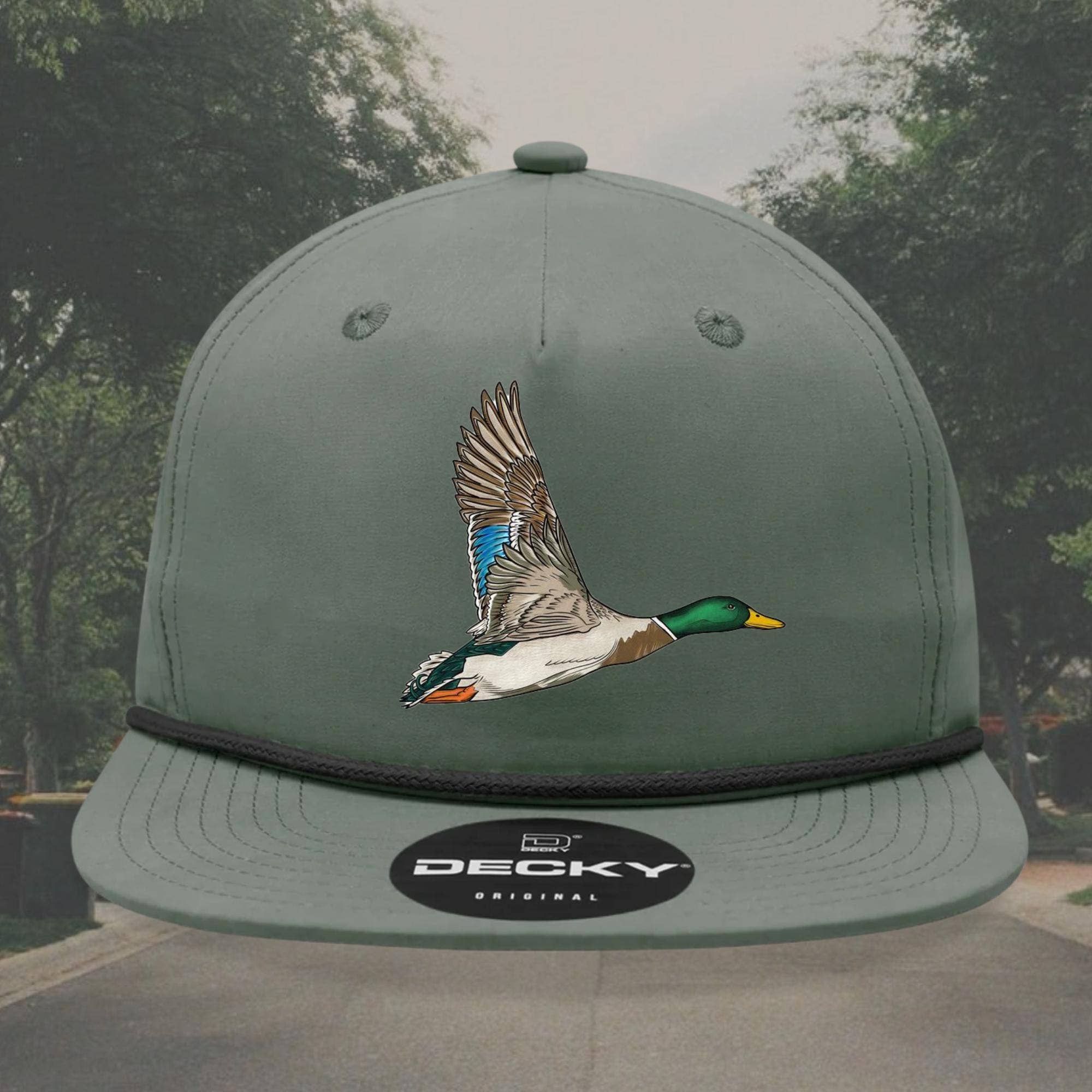 Mallard Duck Snapback and Rope Hats For Men Unisex , , , Long Sleeve Tee