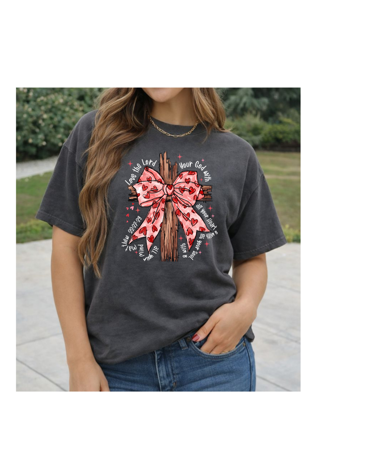 Love Me Lord Valentine's Day Graphic Tee Unisex , , , Long Sleeve Tee