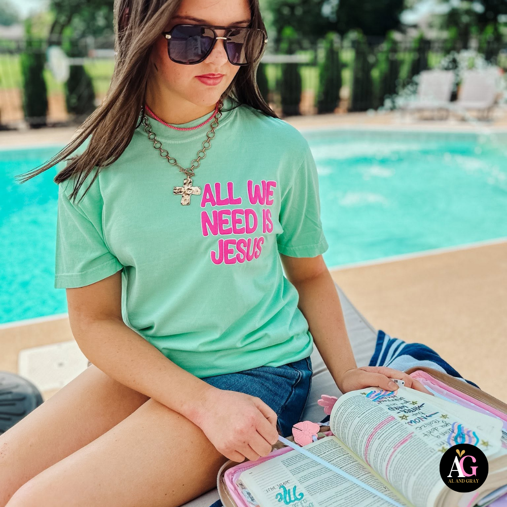 All We Need Is Jesus Tee Unisex , , , Long Sleeve Tee