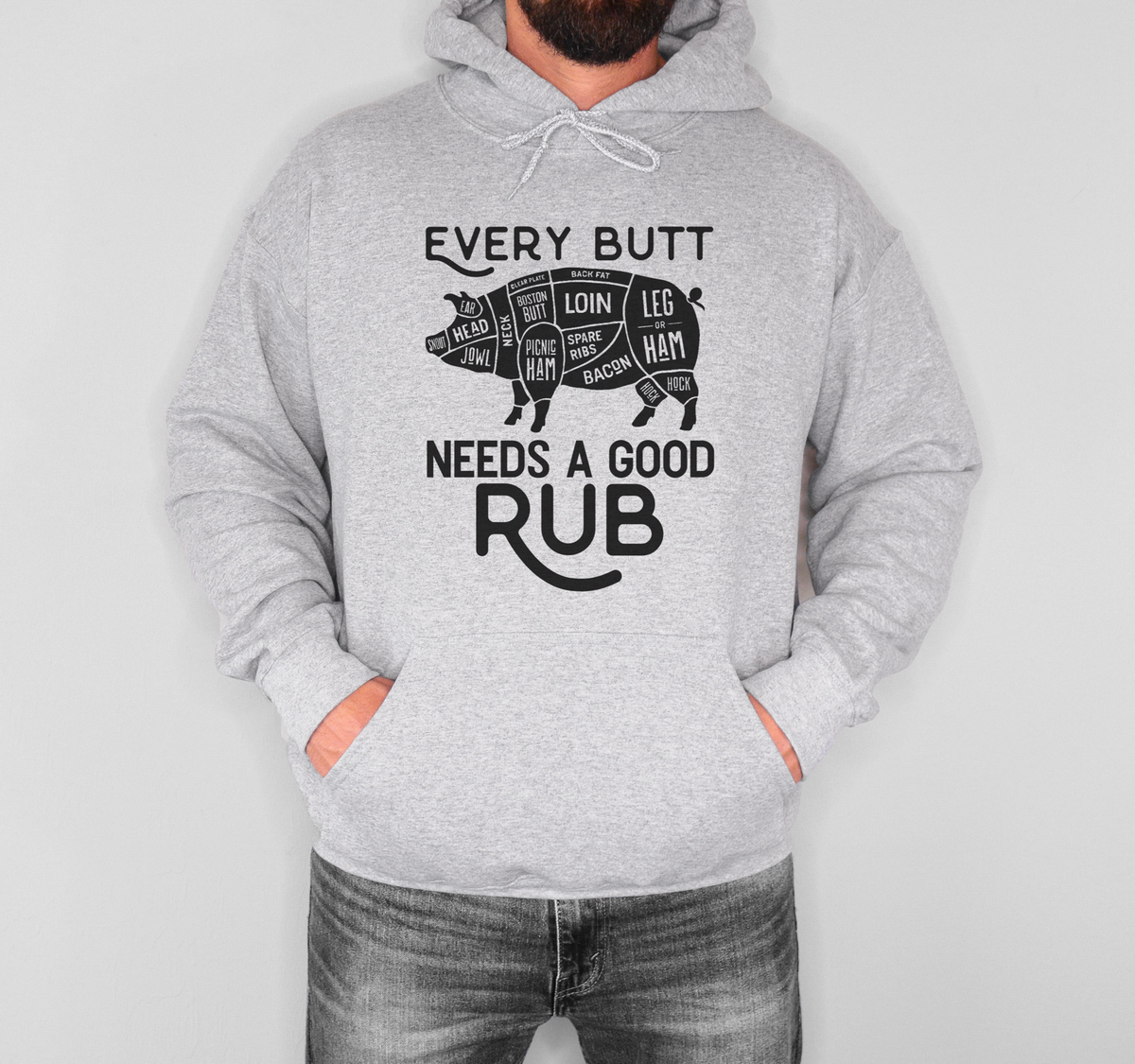 Every Butt Needs A Good Rub s and s Unisex , , , Long Sleeve Tee