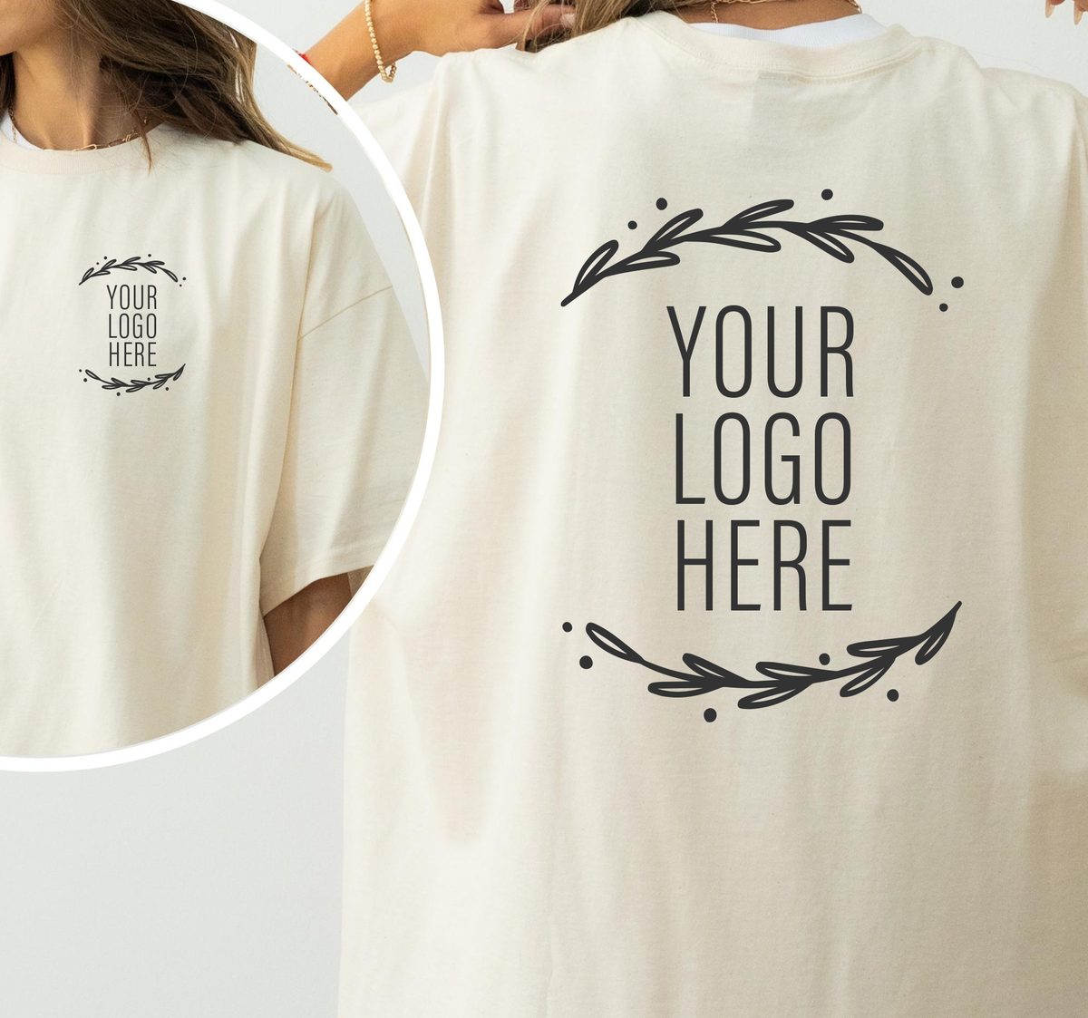 Custom Logo Shirt, Front and Back, Comfort Colors® Unisex , , , Long Sleeve Tee