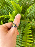 Monarch Caterpillar Thumb Ring, Bug Insect Jewelry Unisex , , , Long Sleeve Tee