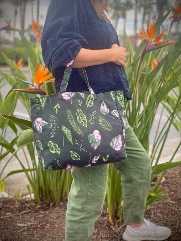 House Plant Love Tote Bag Unisex , , , Long Sleeve Tee