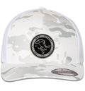 Hammerhead Deco 6 Panel Trucker Flexfit Multicam Alpine White Hat Unisex , , , Long Sleeve Tee