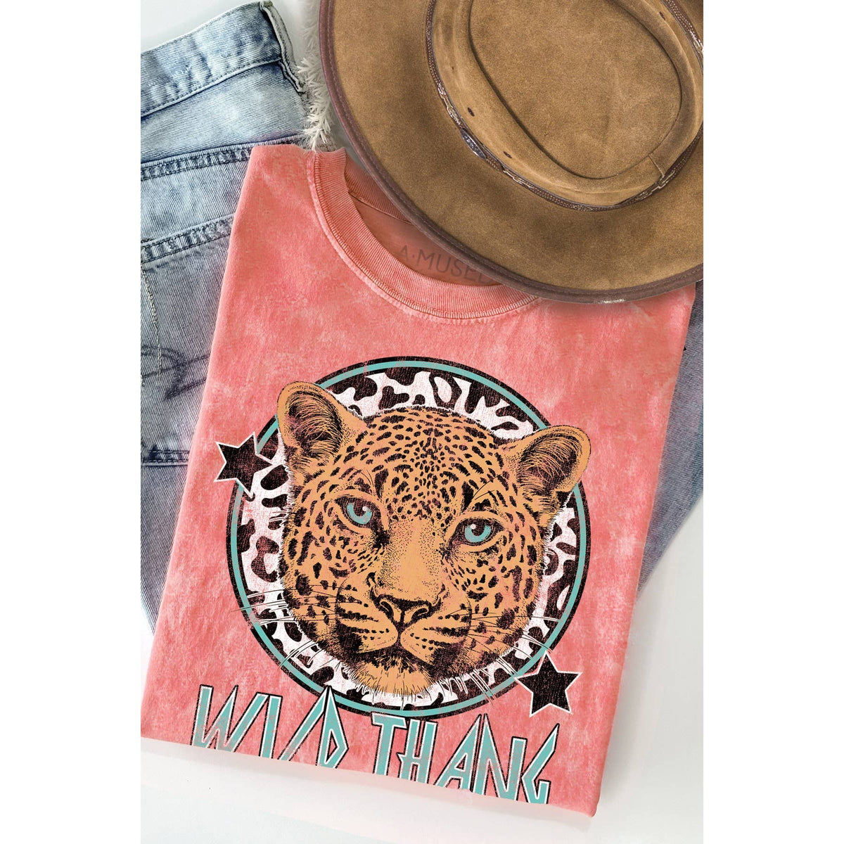 Wild Thang- Vintage Mineral Wash Unisex , , , Long Sleeve Tee