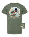 Wood Duck On Branch Toddler Tee Unisex , , , Long Sleeve Tee
