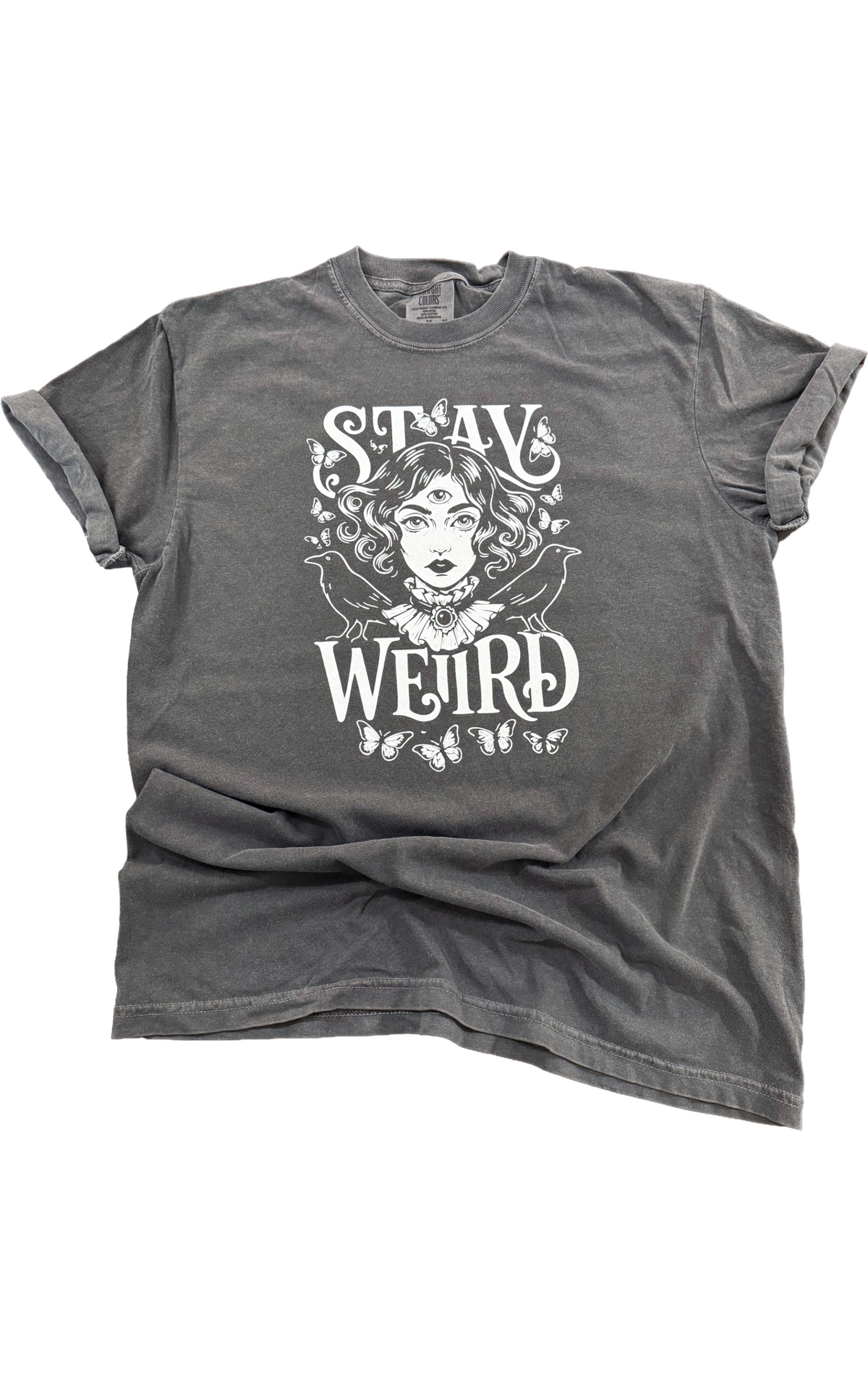 Stay Weird – Third Eye Raven Tee Unisex , , , Long Sleeve Tee