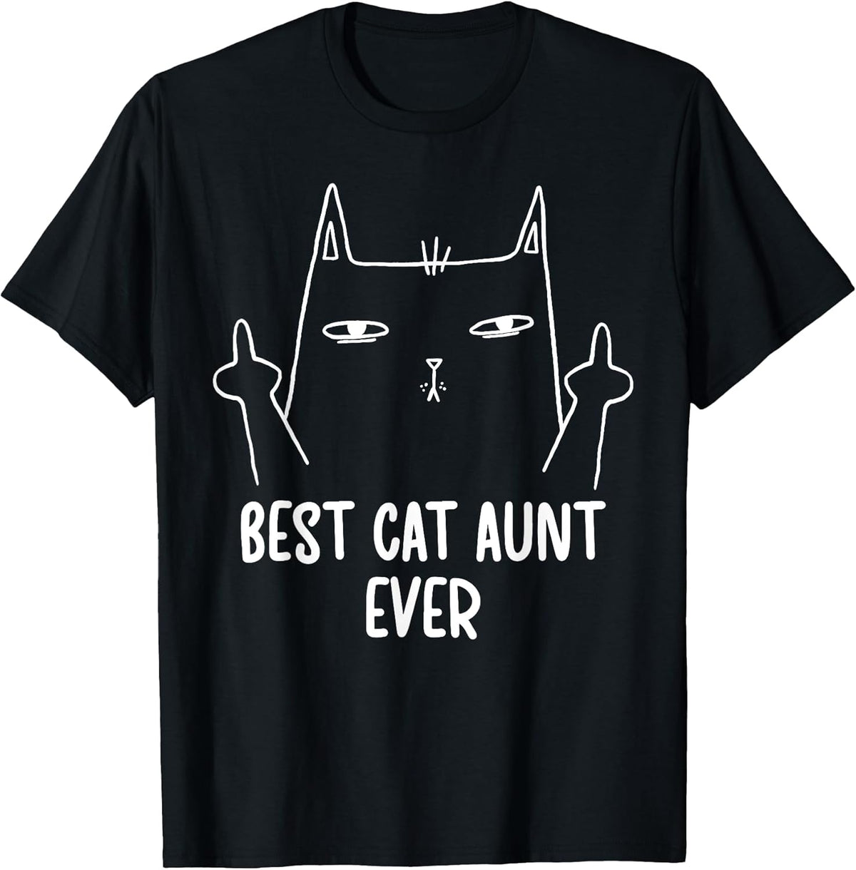 Best Cat Aunt Ever Cat Lover Aunt Cat Auntie Unisex , , , Long Sleeve Tee