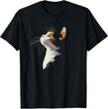 Beautiful Womens Girls Illustration Art Calico Cat Lover Unisex , , , Long Sleeve Tee