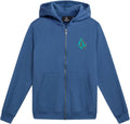 Boys Hoodie - Fleece Full Zip Up Hoodie Sweatshirt with Back Graphic - Stylish Hooded Sweatshirt for Boys (8-16)