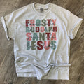 Dance Like Frosty Shine Like Rudolph On Ash Gray Tee Unisex , , , Long Sleeve Tee
