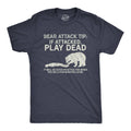 Bear Attack Tip Men's T Shirt Unisex , , , Long Sleeve Tee