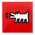 Pop Shop "Barking Dog" Magnet, Red Unisex , , , Long Sleeve Tee