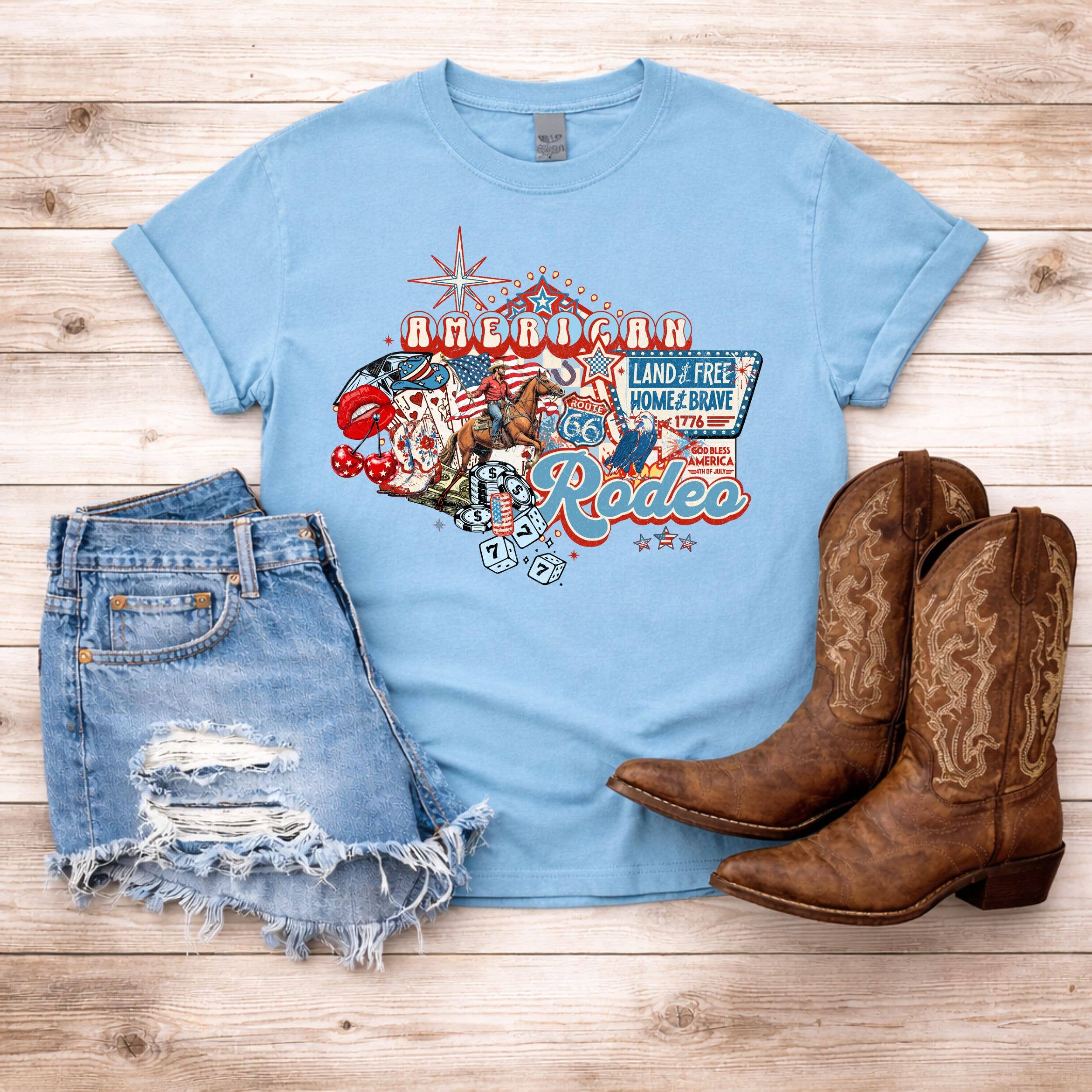 American Rodeo Graphic Tee Unisex , , , Long Sleeve Tee