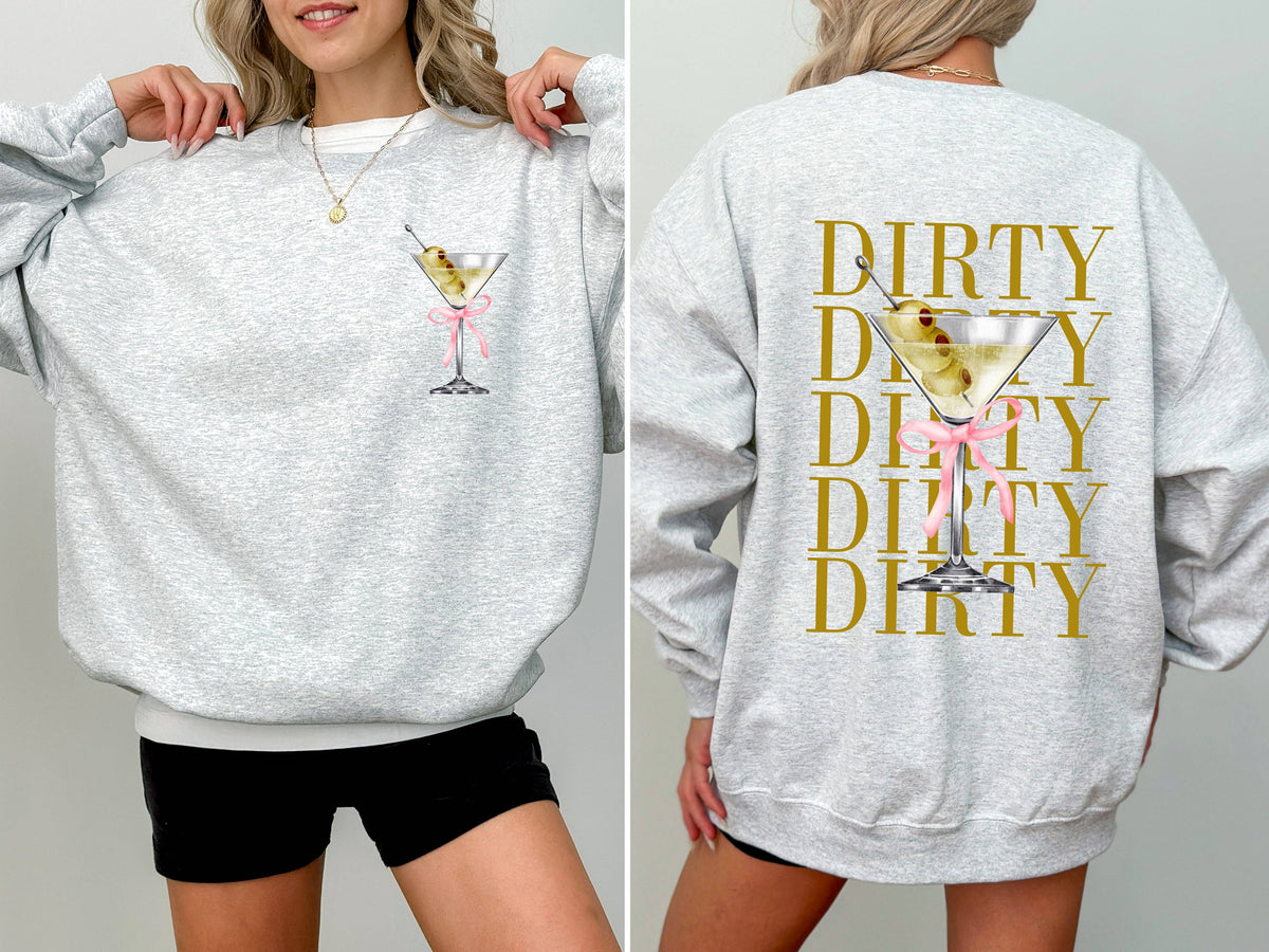 Dirty Martini, Olives, Drink, Alcohol, Gin, Vodka Unisex , , , Long Sleeve Tee