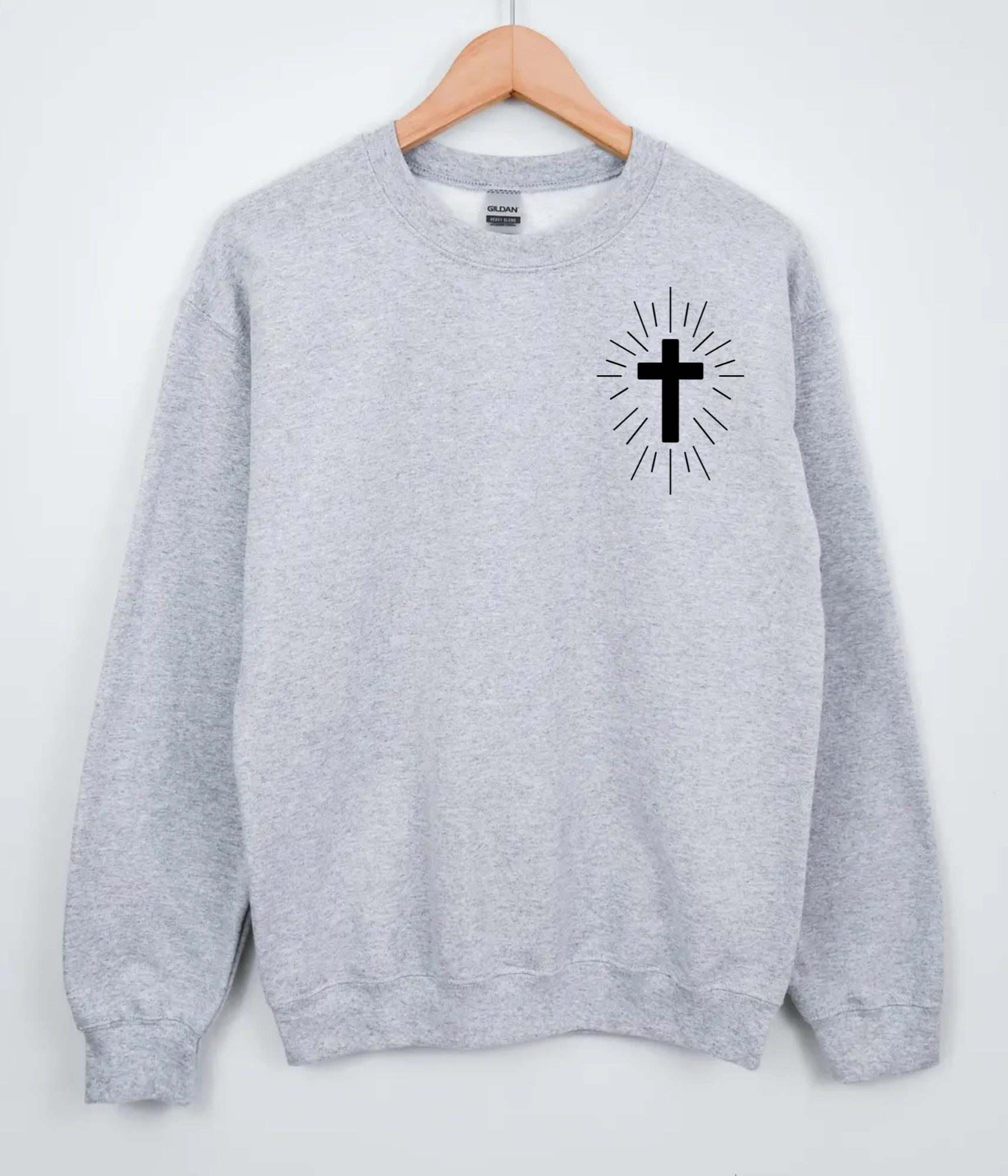Jesus Loves You Crewneck Unisex , , , Long Sleeve Tee
