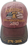 America - 250th Anniversary Hat - 4615 Unisex , , , Long Sleeve Tee