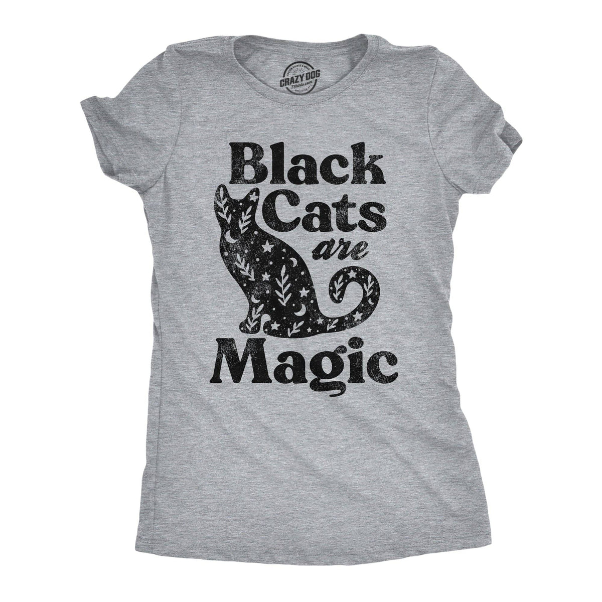 Black Cats Are Magic Women's T Shirt Unisex , , , Long Sleeve Tee