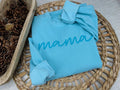 Comfort Colors Embroidered Mama Sweatshirt, Relaxed Fit