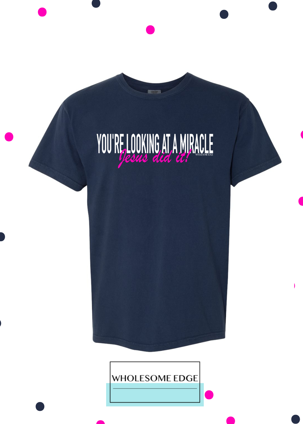 You're Looking At A Miracle - Christian Tee - Youth Unisex , , , Long Sleeve Tee