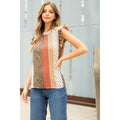 Flutter Sleeve Mixed Print Top Unisex , , , Long Sleeve Tee