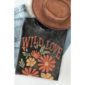 Wild Love- Mineral Wash Unisex , , , Long Sleeve Tee