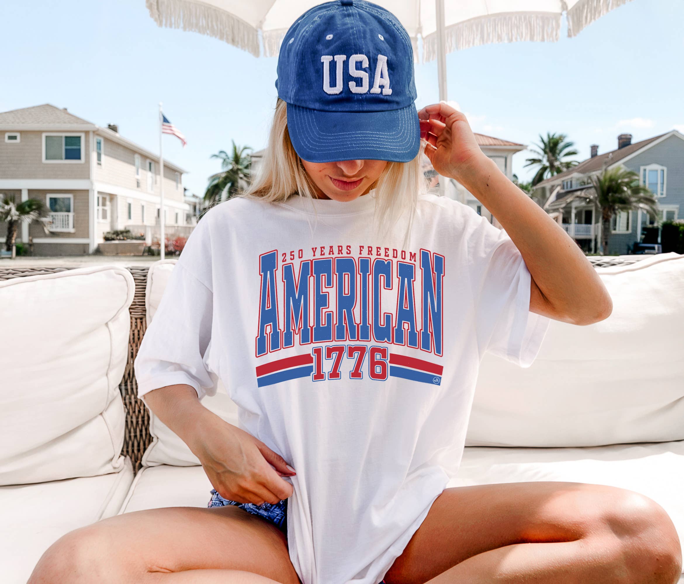 American 250 Years USA 1776 Graphic Tee Unisex , , , Long Sleeve Tee