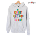 Jolliest Bunch of Hockey Moms Hooded Unisex , , , Long Sleeve Tee