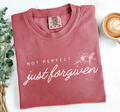 Forgiven Shirt, Christian Tee, Faith Shirt, Comfort Colors® Unisex , , , Long Sleeve Tee