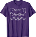 Purr-fect Grandma Funny Cat Lover Grandmother Kitty Owner Unisex , , , Long Sleeve Tee