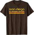 Vintage Weathered Brown Crew Neck Short Sleeve Classic Fit T-Shirt - Small - Unisex-Adults