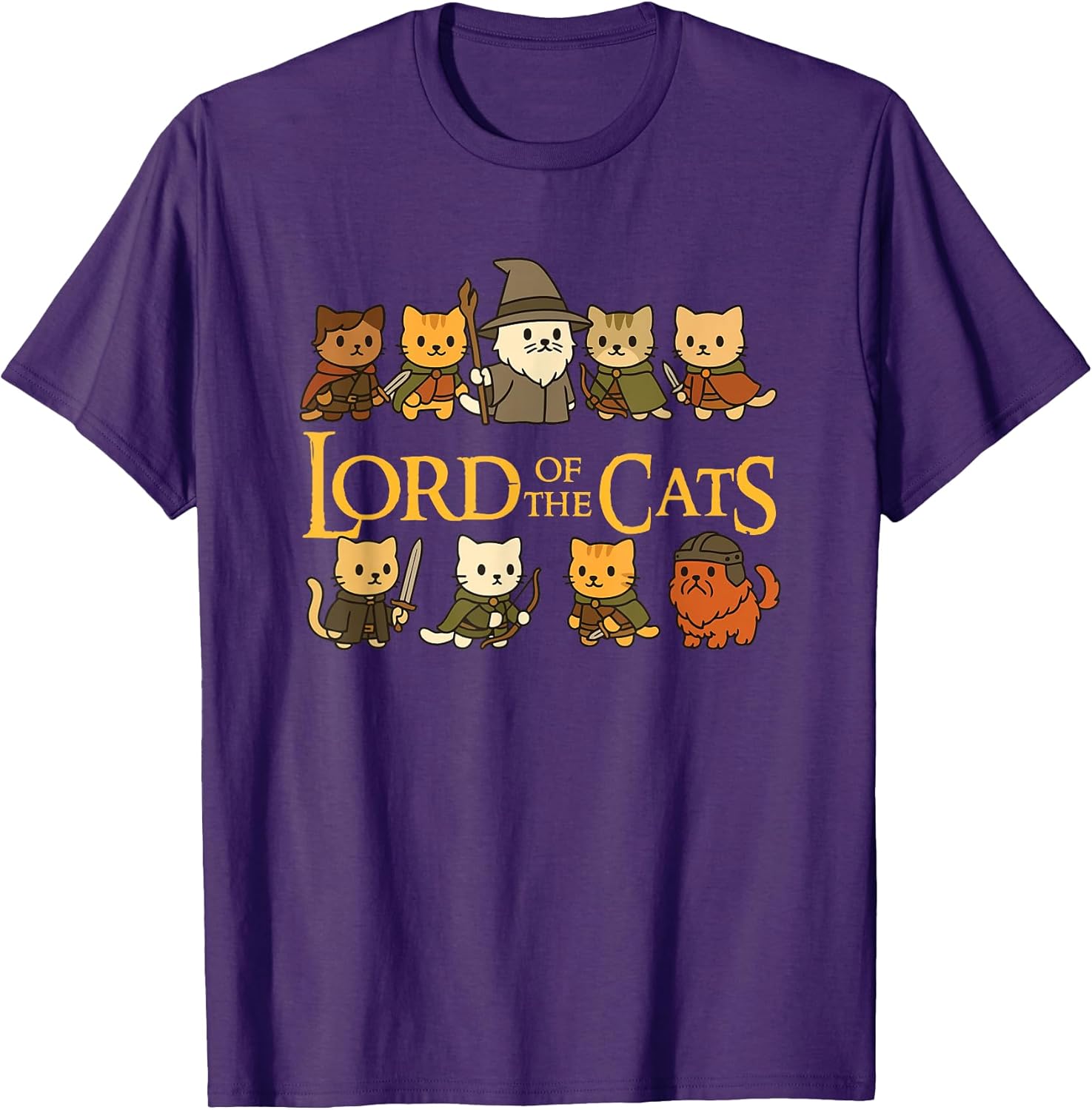 Lord Of The Cats - Cat Lover Kitten Owner Kitty Unisex , , , Long Sleeve Tee
