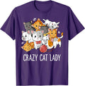 Crazy Cat Lady Funny Girls Women Kitty Kitten Animal Lover Small Unisex , , , Long Sleeve Tee