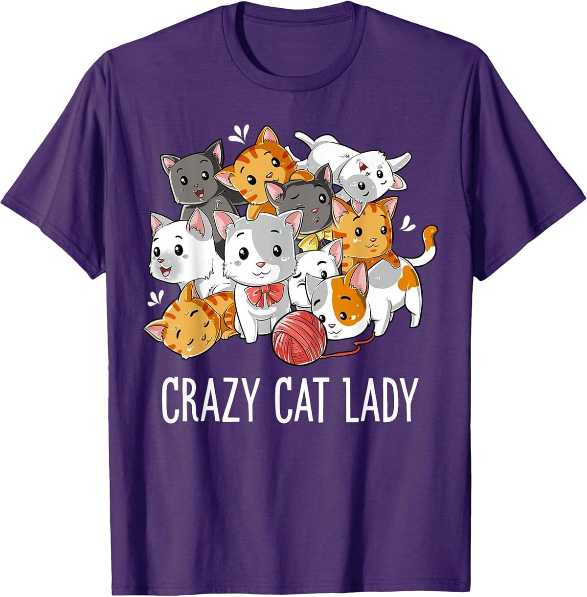 Crazy Cat Lady Funny Girls Women Kitty Kitten Animal Lover Small Unisex , , , Long Sleeve Tee