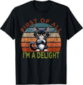 First of all I'm a Delight Sarcastic Angry Cat Lover for Men Women Girls Kids Unisex , , , Long Sleeve Tee