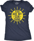 Womens You are My Sunshine T Shirt Funny Summer Tee Cute Adorable Graphic Tee Unisex , , , Long Sleeve Tee