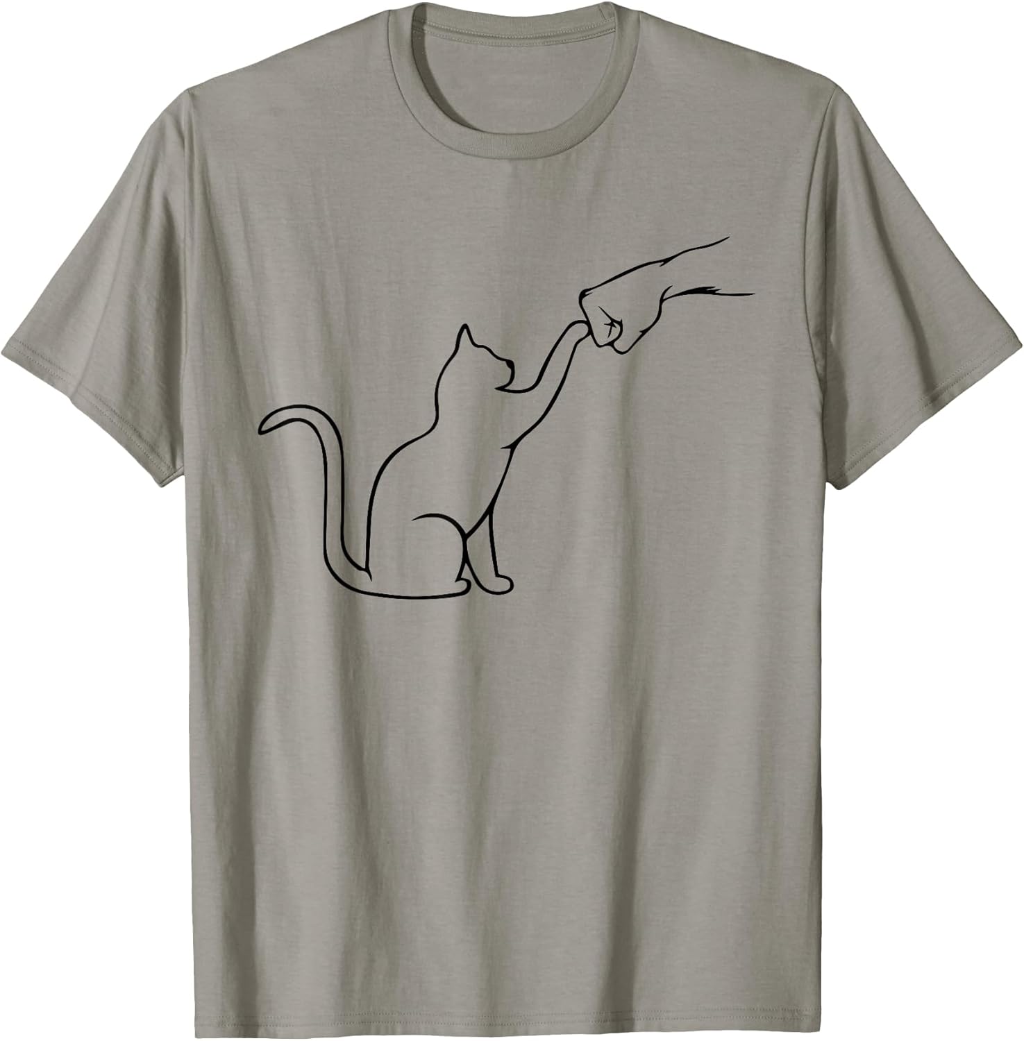 Cute Pet Tee I Love My Cat Best Friend Fist Bump Cat Lovers Small Unisex , , , Long Sleeve Tee