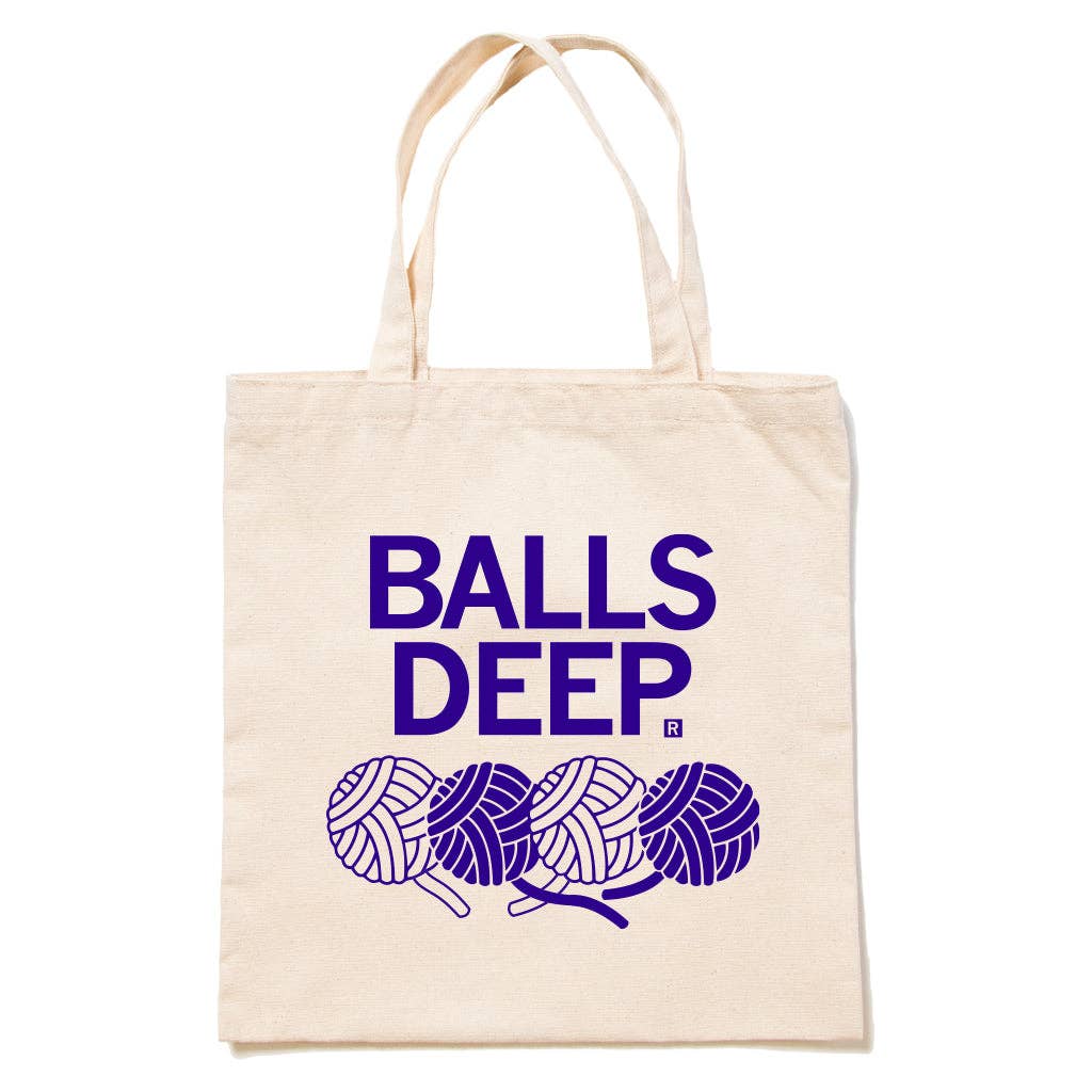 Balls Deep Tote Bag Unisex , , , Long Sleeve Tee