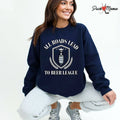 All Roads Lead To Beer League Hockey Crew Unisex , , , Long Sleeve Tee