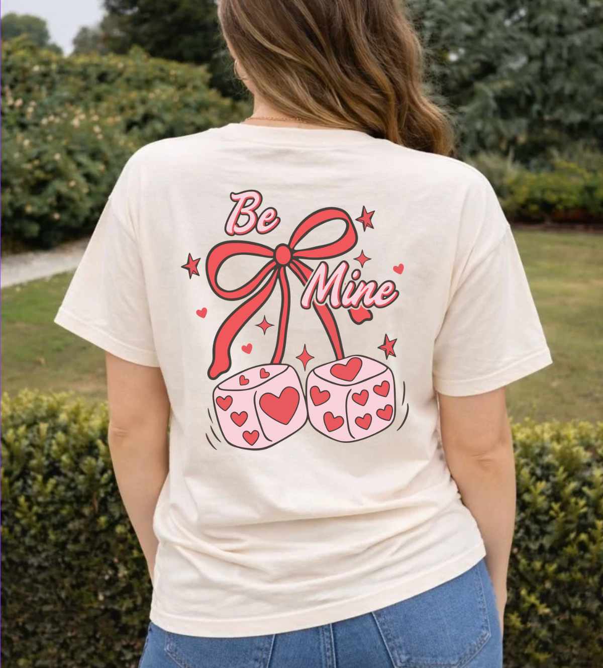 Be Mine, Valentine's Day Graphic Tee Unisex , , , Long Sleeve Tee