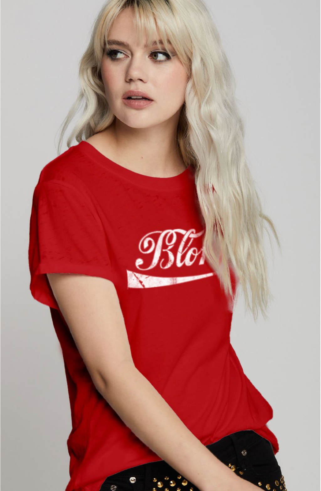 303788 - 1030 Blondie Burn Out Graphic Tee